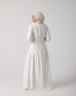 Linen Maxi Dress Offwhite