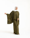 Embroidered Chemise Olive