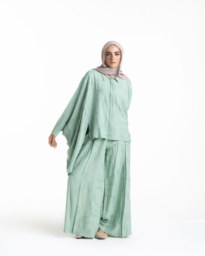 Embroidered Chemise Mint