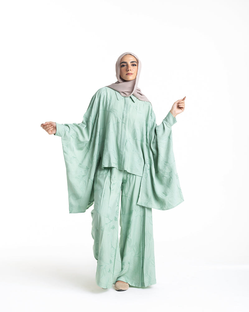 Embroidered Chemise Mint