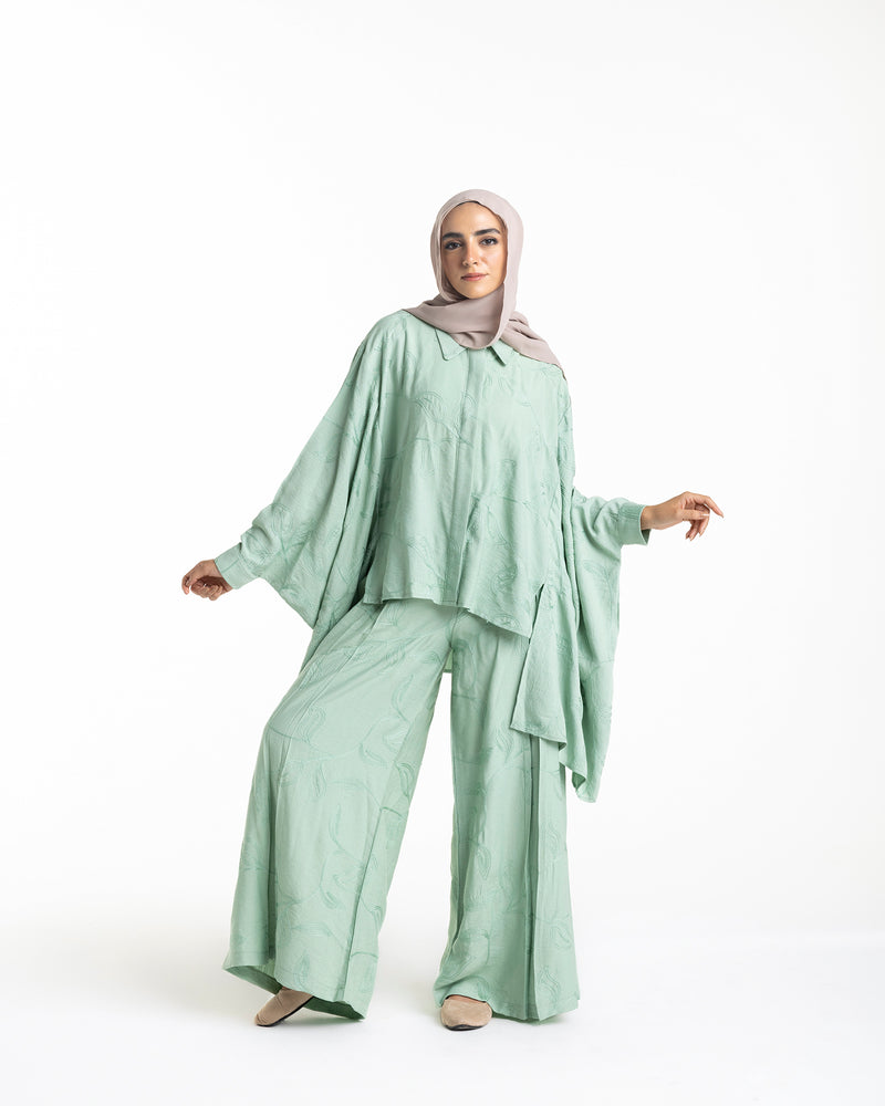 Embroidered Chemise Mint