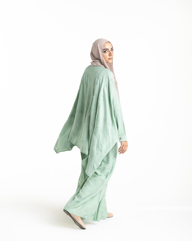 Embroidered Chemise Mint