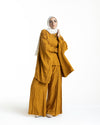 Embroidered Chemise Mustard