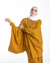 Embroidered Chemise Mustard