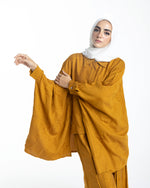 Embroidered Chemise Mustard