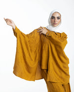 Embroidered Chemise Mustard