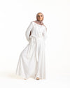 Linen Wrap Blouse White