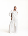 Linen Wrap Blouse White