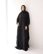 Free Size Pleated Cape Black