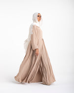 Pleated Jumpsuit Beige CODE 150