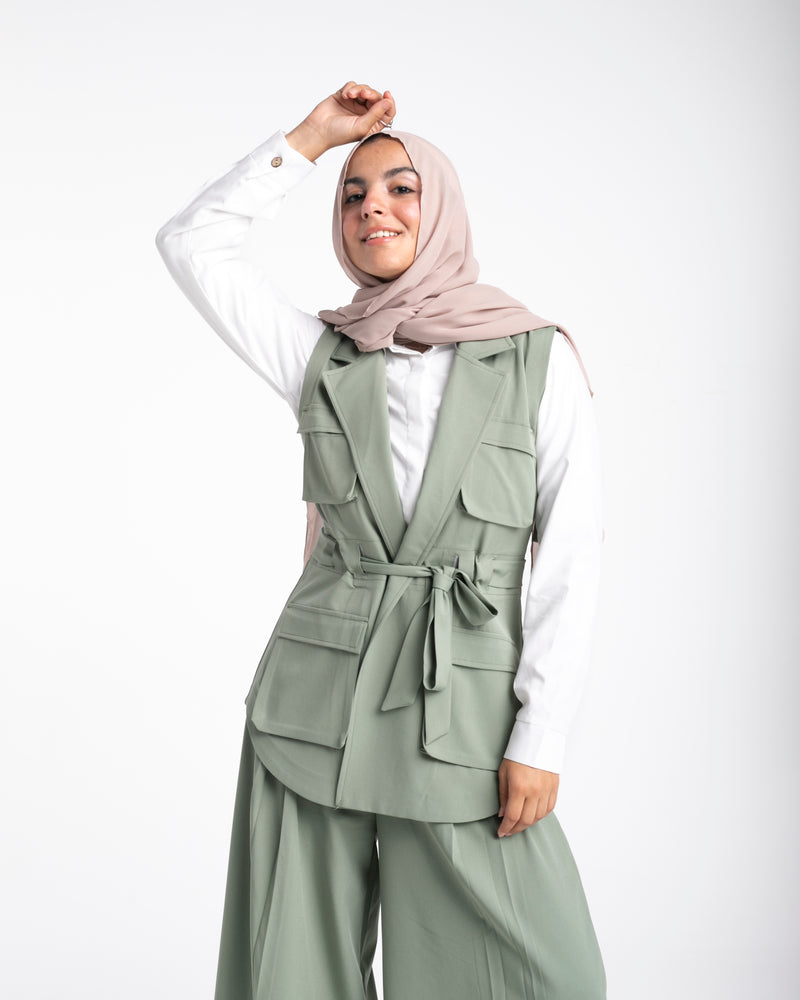 Cargo Vest Pistachio