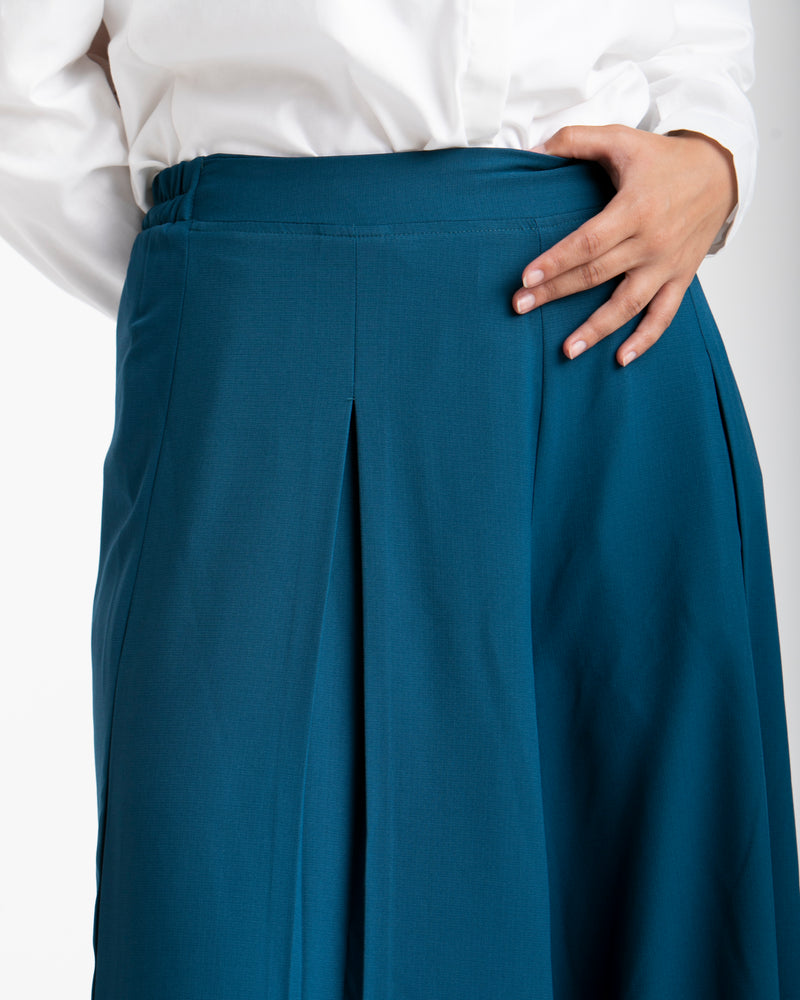 Wide Leg Pants Teal CODE 1702