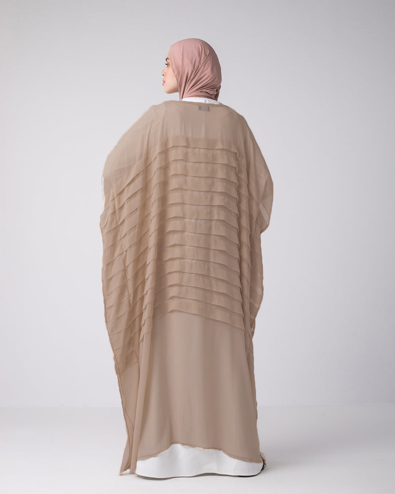 Free Size Pleated Cape Cafe