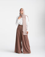 Wide Leg Pants Brown CODE 1702