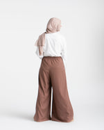 Wide Leg Pants Brown CODE 1702