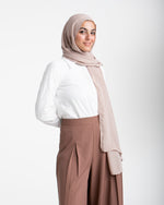 Wide Leg Pants Brown CODE 1702