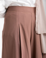 Wide Leg Pants Brown CODE 1702