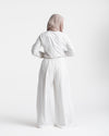 Wide Leg Pants White CODE 1702