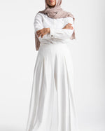 Wide Leg Pants White CODE 1702
