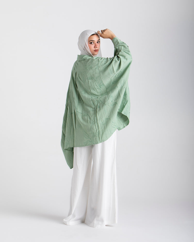 Embroidered Chemise Mint