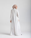 Linen Dress With Pockets White CODE 94