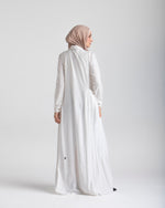 Linen Dress With Pockets White CODE 94