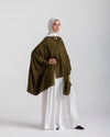 Embroidered Chemise Olive