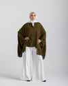 Embroidered Chemise Olive