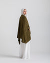 Embroidered Chemise Olive