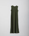 Basic Sleeveless Dress Olive CODE 1