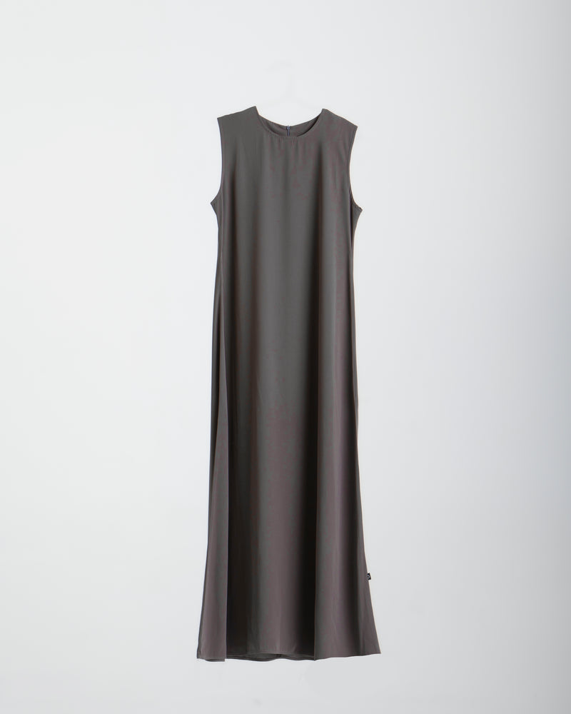 Basic Sleeveless Dress Grey CODE 1