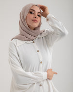 Asymmetric Top Off-white