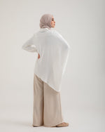 Asymmetric Top Off-white