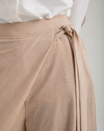 Wrap Pants Beige