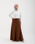 Suede Skirt Brown