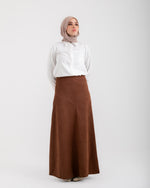 Suede Skirt Brown