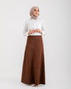 Suede Skirt Brown