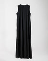 Sleeveless Pleated Dress Black CODE 202