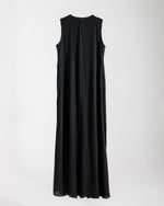 Sleeveless Pleated Dress Black