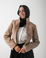 Cropped Jacket Beige