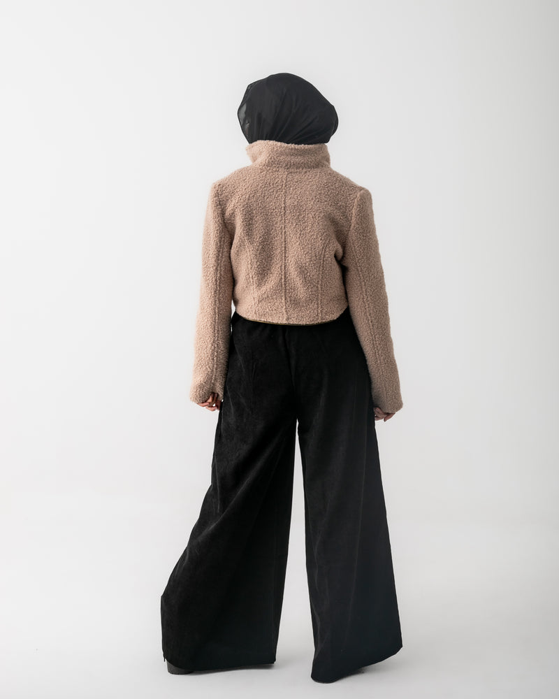 Cropped Jacket Beige