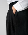 Corduroy Maxi Skirt Black
