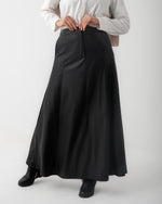 Leather Maxi Skirt Black