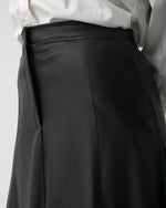 Leather Maxi Skirt Black