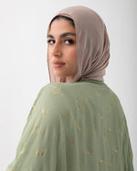 Free Size Crescent Cape Green