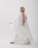 Free Size Crescent Cape Offwhite