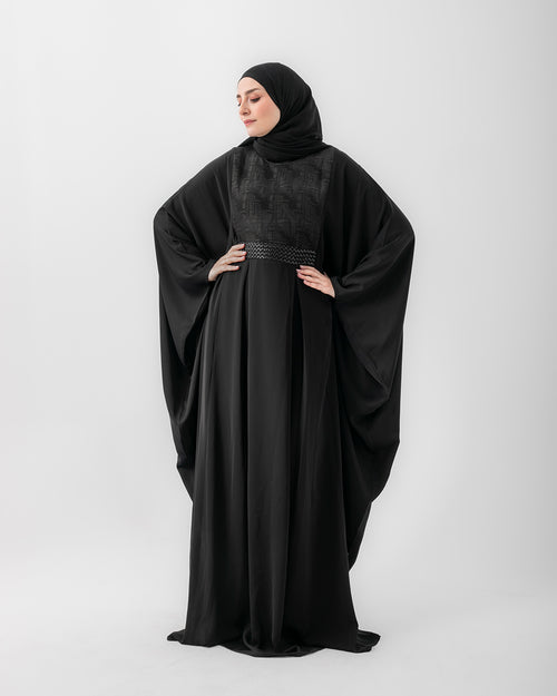 Free Size Silk Abaya Internal Belt