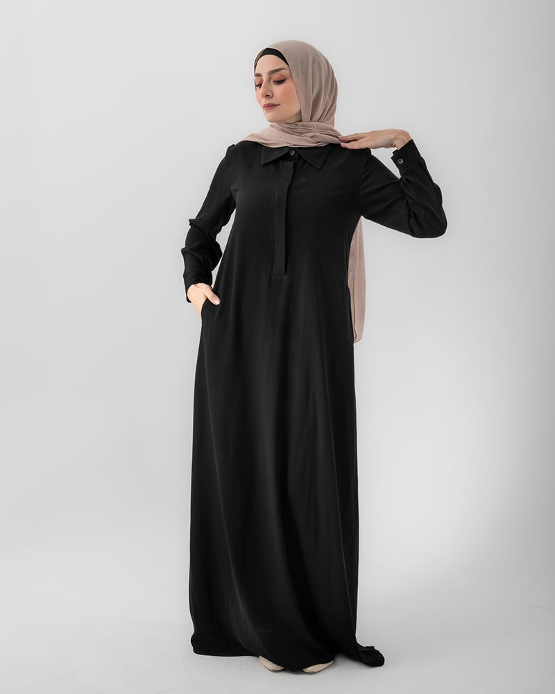 Basic Abaya With Pockets