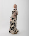Printed Maxi Dress Black