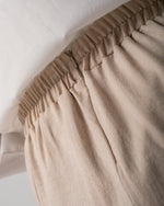 Linen Maxi Skirt Beige